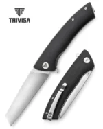 Lovački Nož Trivisa Sag-03B Handmade Convex Edge,3.74" D2 Steel, G10 Handle
