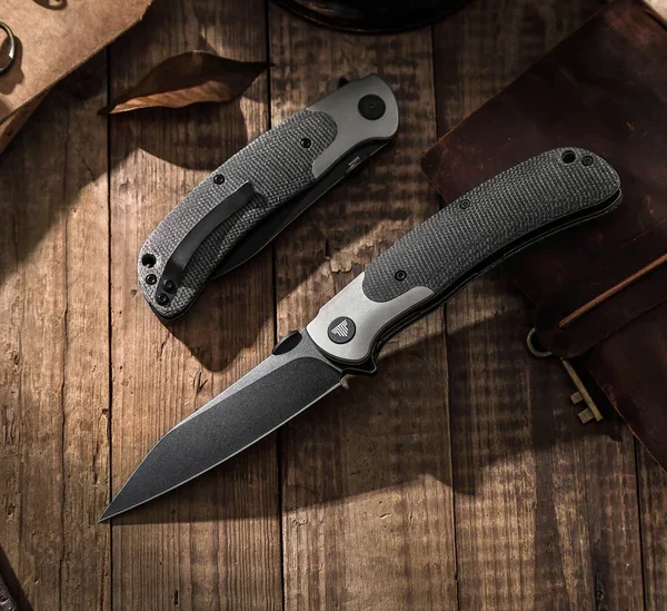 Lovački Nož Trivisa UMa-04 Ti Bolster and Thumb Stud,3.66" S35VN Steel,,Micarta Scales