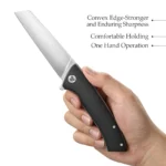 Lovački Nož Trivisa Sag-03B Handmade Convex Edge,3.74" D2 Steel, G10 Handle