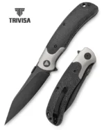 Lovački Nož Trivisa UMa-04 Ti Bolster and Thumb Stud,3.66" S35VN Steel,,Micarta Scales