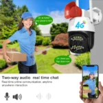 Nadzorna Kamera sa Alarmom 4G Sim Card  (C007X-H-4G)