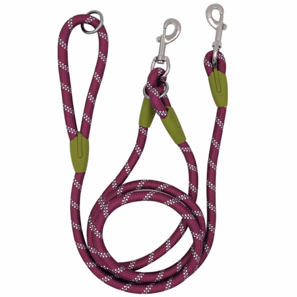 Povodac iz dva dela running hands free purple