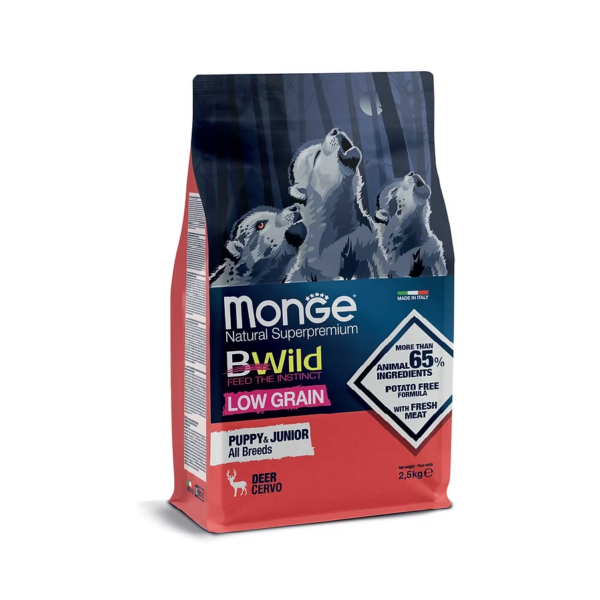 Monge BWild Low Grain Jelen 12kg