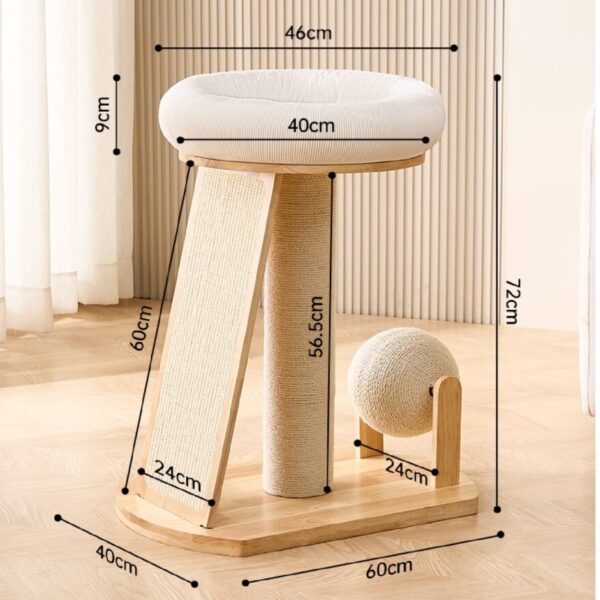 Grebalica za mačke Oak dribble W1