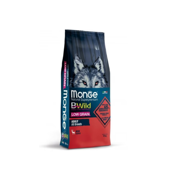 Monge BWild Low Grain Jelen 12kg